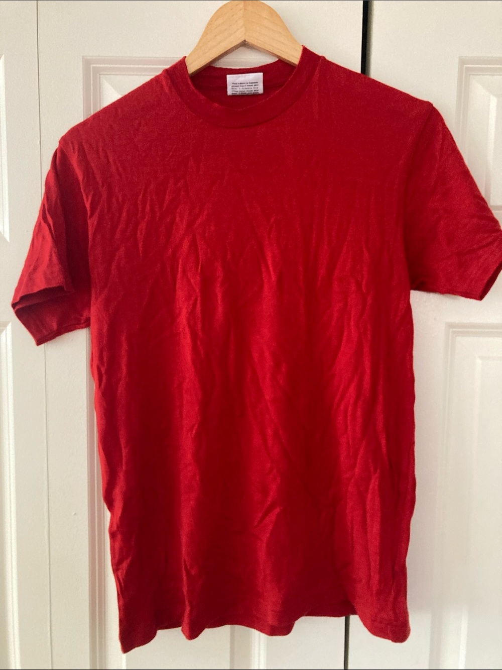 Super Soft Crimson NZ Merino Tool tee